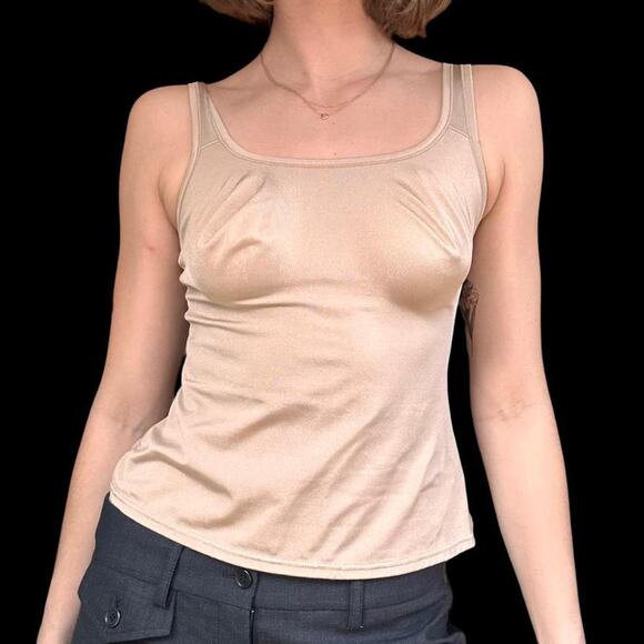 Shapewear fitted body hugging tank top nude gold - Picture 4 of 8